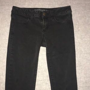 American Eagle Black Jean Jeggings